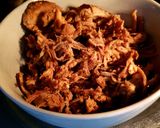 A picture of step 3 of My Pulled Pork Wraps 😀.