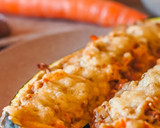 Foto del paso 4 de la receta: Calabacines rellenos de boloñesa