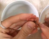 Hình bước làm 3 của món Mochi Giọt nước Hoa anh đào Nhật Bản(Ăn như thạch vậy 😂)