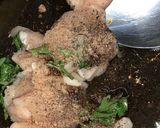 A picture of step 2 of Chicken balls.
