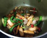 糯米椒醬爆豆干的食譜步驟4照片