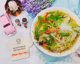 Hình bước làm 4 của món Cá mú hấp hành,gừng,xì dầu và dầu hào