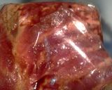 A picture of step 8 of skunks birthday ribs.