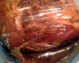 A picture of step 9 of skunks birthday ribs.