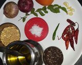 रेड चटणी साऊथ इंडियन (red chutney recipe in marathi) रेसिपी स्टेप 1 फोटो 