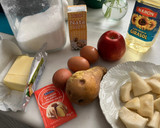 Foto del paso 1 de la receta: Tarta húmeda de pera 🍐 y manzana 🍎