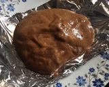 A picture of step 2 of Whey protein chocolate cake.