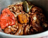 Foto del paso 2 de la receta: Fríjol🫘Cargamanto, con Paticas de Cerdo🐽en Olla Express...!
