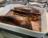 Une image de l'étape 12 de Millefeuilles d’aubergines grillées au labneh, épices et persil.