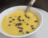 A picture of step 7 of Mango Shrikhand with Blackberry.