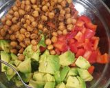 Foto del paso 1 de la receta: Ensalada con garbanzos