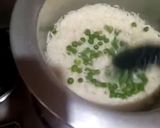 A picture of step 5 of Garlic Matar rice.