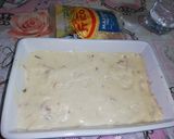 Une image de l'étape 5 de Gratin de poulet avec champignons.