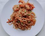 Foto langkah ke 4 dari resep Mie diet / shirataki goreng / mie nol kalori.