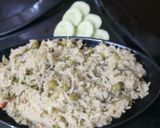 A picture of step 3 of Mix veg Rice.