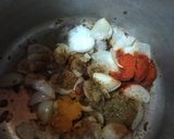 A picture of step 2 of Jackfruit curry.