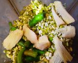 A picture of step 1 of Moong dal Cheela.