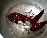 A picture of step 1 of Red chilli mushroom gravy.