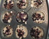 Áfonyás-csokis zabmuffin recept fázis 3 fotója