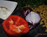 A picture of step 1 of Macaroni Salad سالاد ماکارونی.