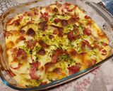 Foto del passaggio 7 della ricetta Lasagne cotto, besciamella, zucchine