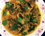 A picture of step 5 of Fish Curry.