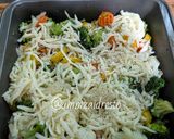 Foto langkah ke 2 dari resep Mix Veggies Mozzarella.