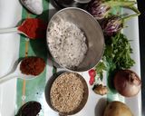 वांग बटाटा भाजी (vanga batata bhaji recipe in martahi) रेसिपी स्टेप 1 फोटो 
