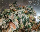 Foto langkah ke 6 dari resep Spinach Salad with Tofu Dressing (Horenso Shiraae).