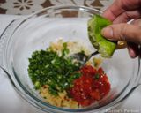 A picture of step 3 of Tabbouleh Salad.