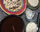 Foto del paso 1 de la receta: Enmoladas de pollo 🐓