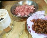 A picture of step 2 of Galawat ke kabab.