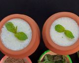 A picture of step 4 of Creamy Mint Lassi.