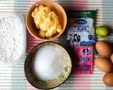Hình bước làm 1 của món Bánh bông lan bơ (butter cake)