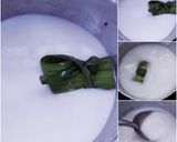 รูปขั้นตอนการทำที่ 3 ของ ข้าวเหนียวมูนหลากสีหน้าสังขยา