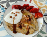 Foto del paso 4 de la receta: Pancakes con plátano caramelizado en el interior