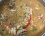 Foto del paso 10 de la receta: Arroz caldoso mar y tierra 🌊 ⛰️