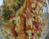 A picture of step 3 of Omelette with a kick.