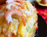 Foto del paso 5 de la receta: Ensalada de quinoa piña y langostinos