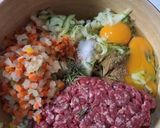 Foto del paso 1 de la receta: Budín de carne y zapallo italiano