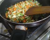 A picture of step 3 of # Vegetable Fried Rice.