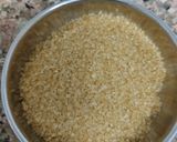 A picture of step 2 of Walnut phirni.