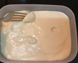 A picture of step 7 of Creamy Mango Yoghurt ice-cream.