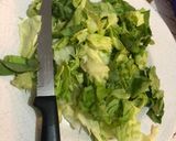 Foto del paso 4 de la receta: Buñuelos de lechuga (o cualquier verdura de hoja) ❤️‍🔥