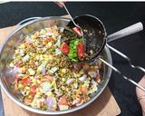 A picture of step 4 of Whole moong salad.