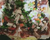 A picture of step 7 of Egg pizza.