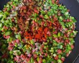 A picture of step 5 of Momos Manchurian.