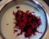 A picture of step 2 of Beetroot Raita.
