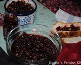 A picture of step 10 of Persian rose petals jam.