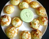 A picture of step 4 of Proso (millet) gundpangalu/appe.